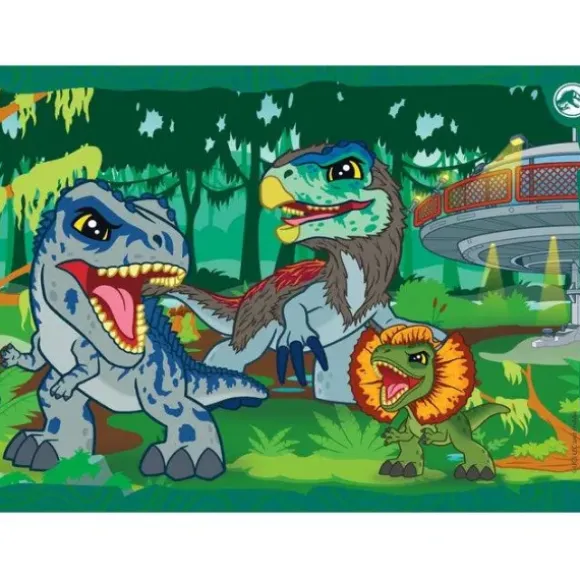 Puzzle 4 En 1 - Jurassic World