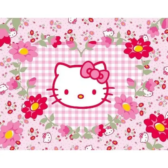 Puzzle Géant - Hello Kitty : Fleurs