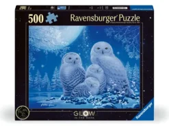 Puzzle Glow in the Dark - Chouettes au Clair de Lune