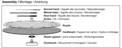 Puzzle Horloge - Danse avec la Nuit (Pile non fournie)