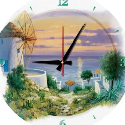 Puzzle Horloge - Le Soir dans la Mer Égée