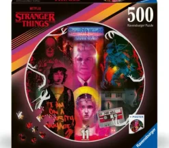 Puzzle Rond - Phénomènes Surnaturels - Stranger Things