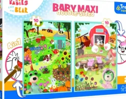2 Puzzles - Baby Maxi Puzzle - Bébés Animaux