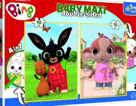 2 Puzzles - Baby Maxi Puzzle - Bing