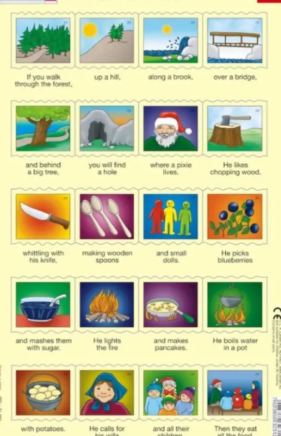 2 Puzzles Cadres - Apprendre l'Anglais : Read and Look 23-24 (en Anglais)