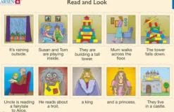 2 Puzzles Cadres - Apprendre l'Anglais : Read and Look 19-20 (en Anglais)