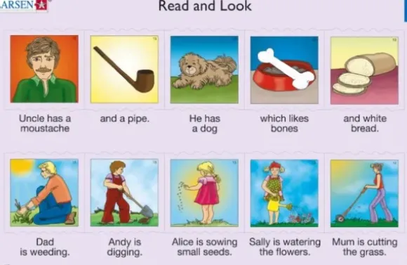 2 Puzzles Cadres - Apprendre l'Anglais : Read and Look 13-14 (en Anglais)