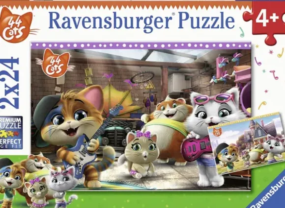 2 Puzzles - 44 Cats