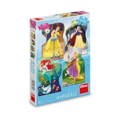 4 Puzzles - Disney Princess
