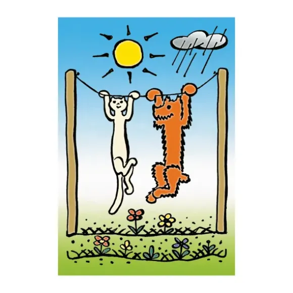 2 Puzzles - Doggie & Pussycat