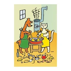 2 Puzzles - Doggie & Pussycat
