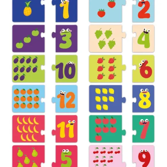 Puzzles duo - J'apprends à Compter