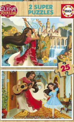 2 Puzzles en Bois - Elena d'Avalor