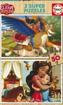 2 Puzzles en Bois - Elena d'Avalor