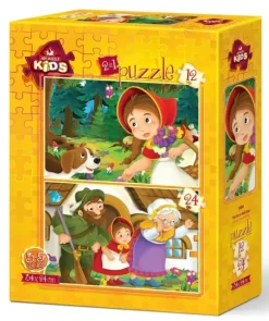 2 Puzzles - Fille au Chaperon Rouge
