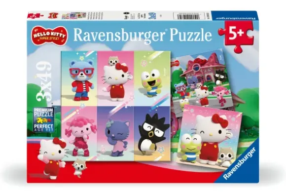3 Puzzles - Hello Kitty