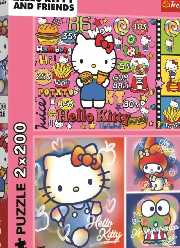 2 Puzzles - Hello Kitty Et Ses Amis - Hello Kitty