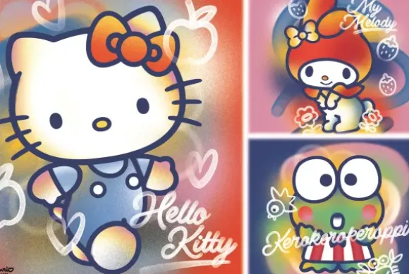 2 Puzzles - Hello Kitty Et Ses Amis - Hello Kitty