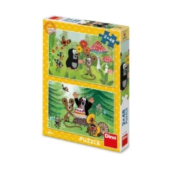 2 Puzzles - La Petite Taupe : Fête