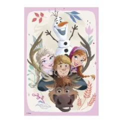 2 Puzzles - La Reine des Neiges : Anna & Elsa