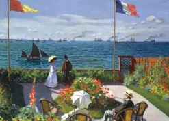 2 Puzzles - L'Art de Monet : Terrasse à Sainte-Adresse, 1867 - Coquelicot, 1873