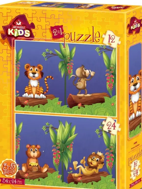 2 Puzzles - Les Amis dans la Forêt