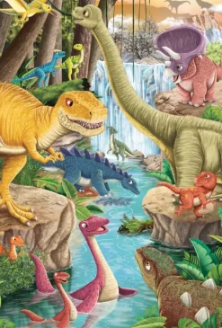 3 Puzzles - Les Dinosaures s'Amusent
