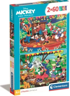 2 Puzzles - Mickey and Friends - 2x60 Pièces