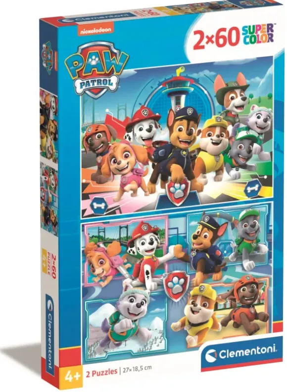 2 Puzzles - Pat Patrouille - 2x60 Pièces