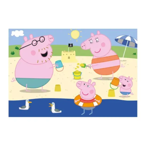 2 Puzzles - Peppa Pig: En Vacances