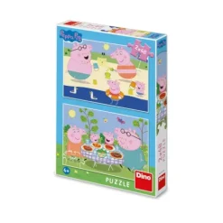 2 Puzzles - Peppa Pig: En Vacances