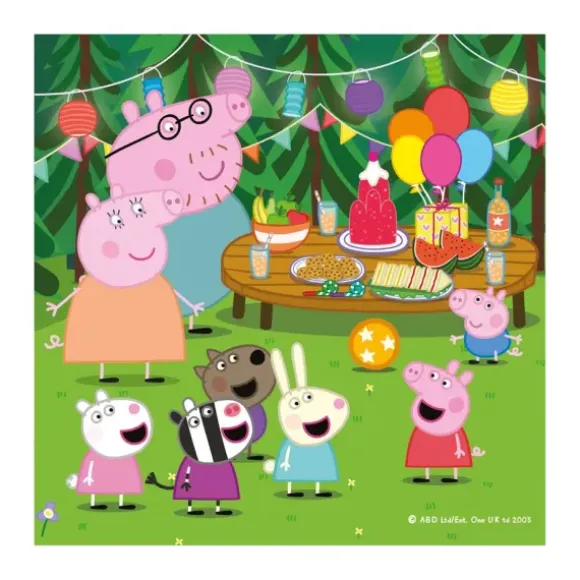 3 Puzzles - Peppa Pig en Vacances