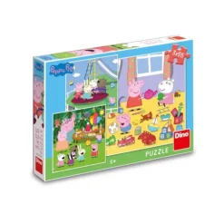 3 Puzzles - Peppa Pig en Vacances