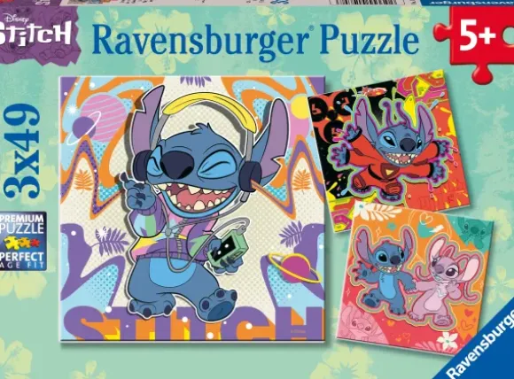 3 Puzzles - Play Disney Stitch