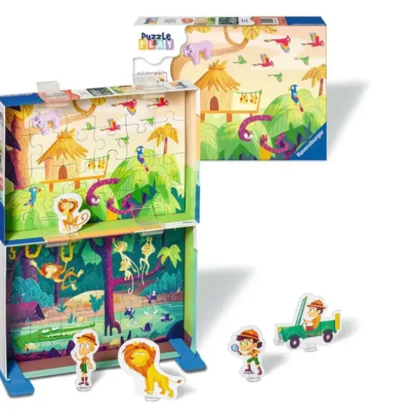 2 Puzzles - Puzzle & Play - Aventures dans la Jungle