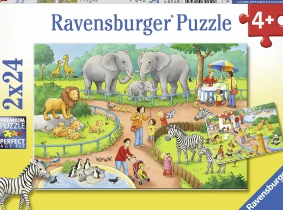 2 Puzzles - Un Jour au Zoo