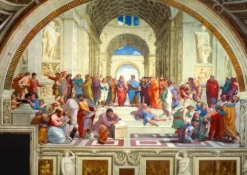 Raphaël - Raphael - The School of Athens, 1511