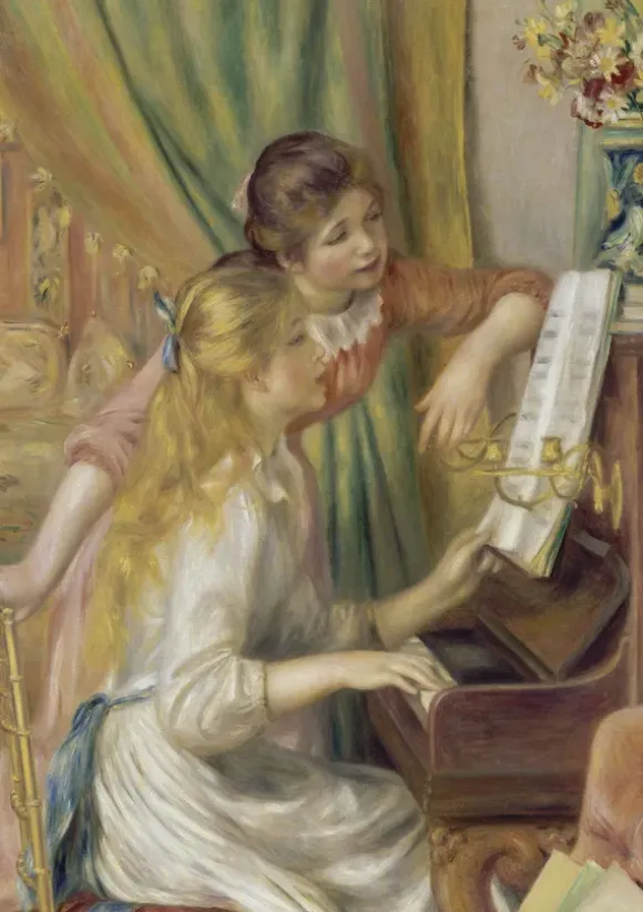Renoir Auguste - Auguste Renoir - Young Girls at the Piano, 1892