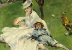 Renoir Auguste - Auguste Renoir : Madame Monet et son Fils, 1874