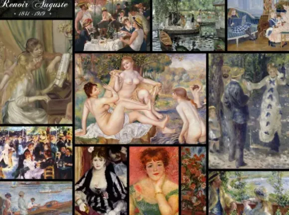 Renoir Auguste - Auguste Renoir - Collage