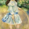 Renoir Auguste - Auguste Renoir : Fillette au cerceau, 1885