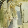 Renoir Auguste - Auguste Renoir : Femme à la Barrière, 1866