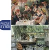 Renoir Auguste - 2 Puzzles - L'Art d'Auguste Renoir : Le Déjeuner des Canotiers - La Grenouillère