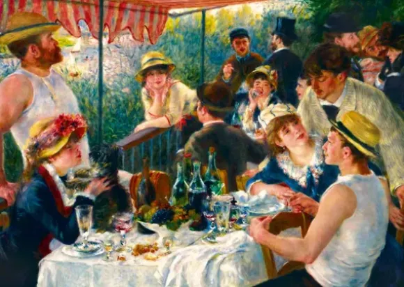 Renoir Auguste - Renoir - Luncheon of the Boating Party, 1881