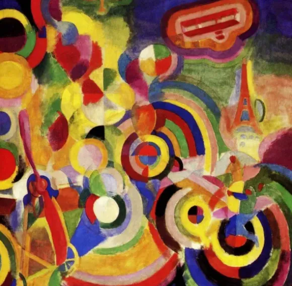 Robert Delaunay : Hommage à Blériot, 1914
