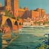 Roger Broders - Avignon, le Palais des Papes, 1922