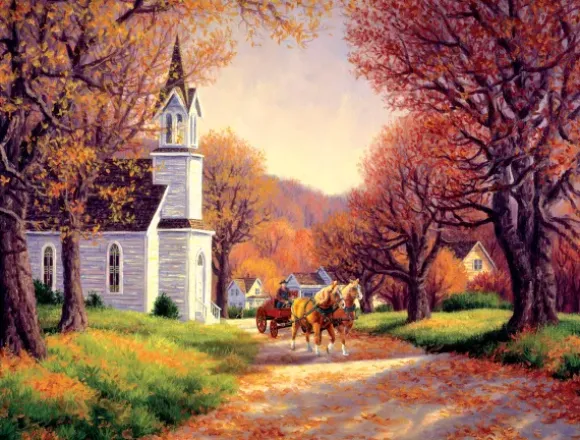 Route vers l'Eglise