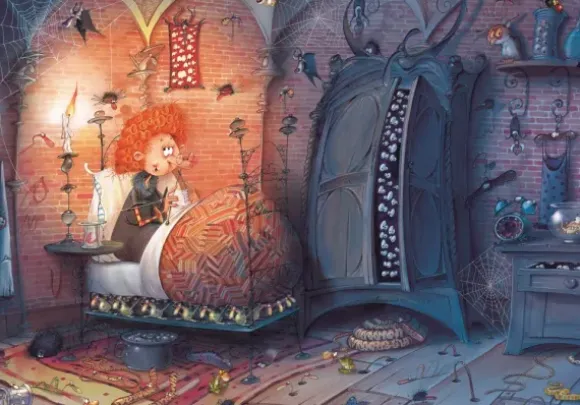 Ruyer François - François Ruyer - Sorcière au Lit - La Nuit