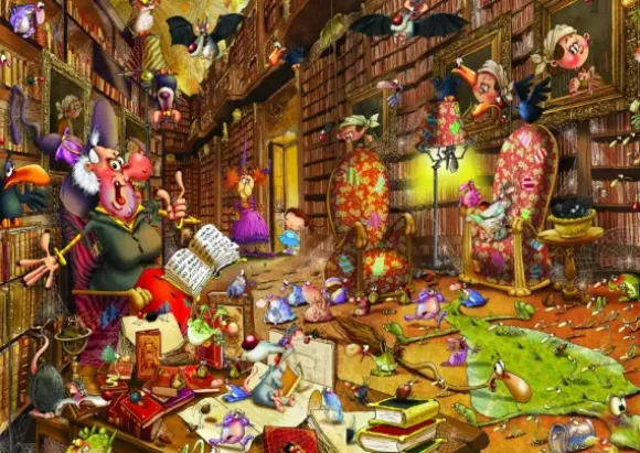Ruyer François - François Ruyer - Sorcière à la Bibliothèque