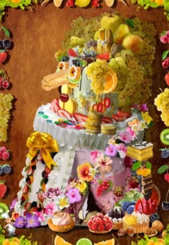 Ruyer François - La Cantatrice Gâteau inspirée par Arcimboldo